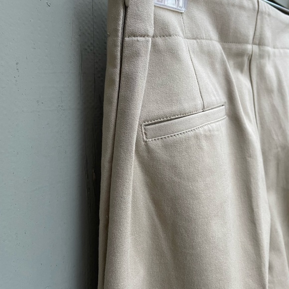 Talbots Tan Khaki Trouser Heritage Style Pant Trousers Side Zip Women’s Sz. 6 - Picture 3 of 3